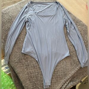 Abercrombie & Fitch Blue Long Sleeve Bodysuit